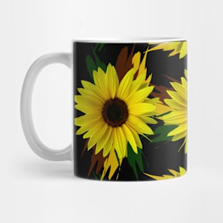 sunflower sunflowerpattern sunflowers blossoms flower floral Mug